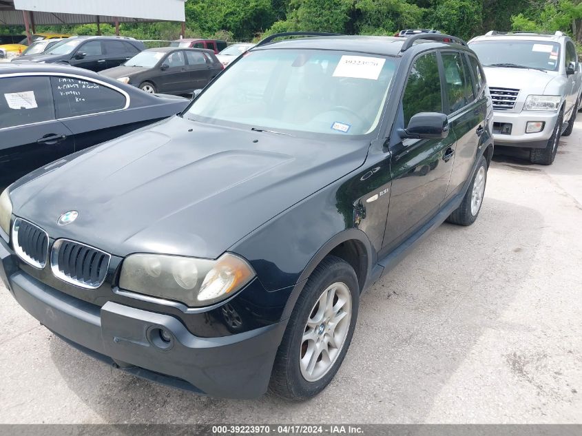 2004 BMW X3 2.5I VIN: WBXPA73464WB22101 Lot: 39241721