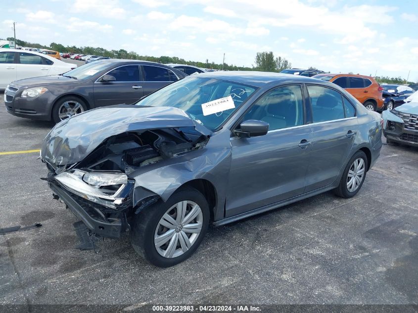 2017 Volkswagen Jetta 1.4T S VIN: 3VW167AJ9HM408392 Lot: 39223983