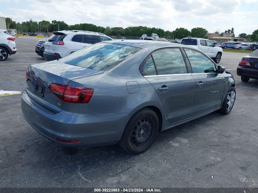 2017 Volkswagen Jetta 1.4T S VIN: 3VW167AJ9HM408392 Lot: 39223983