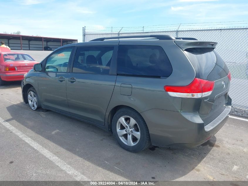 2011 Toyota Sienna Le V6 VIN: 5TDKK3DC6BS021475 Lot: 39224004