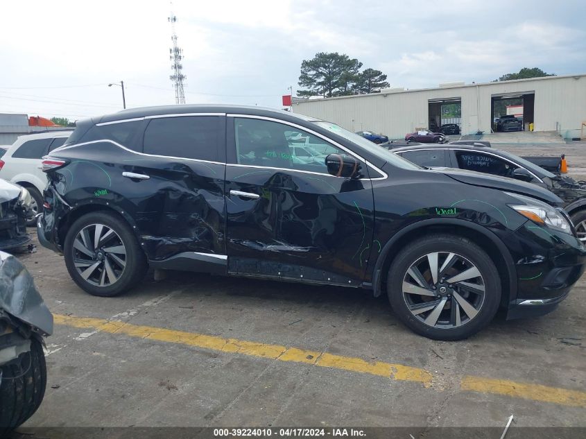 2018 NISSAN MURANO PLATINUM - 5N1AZ2MG2JN195452