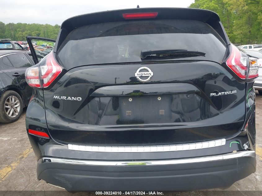 2018 NISSAN MURANO PLATINUM - 5N1AZ2MG2JN195452