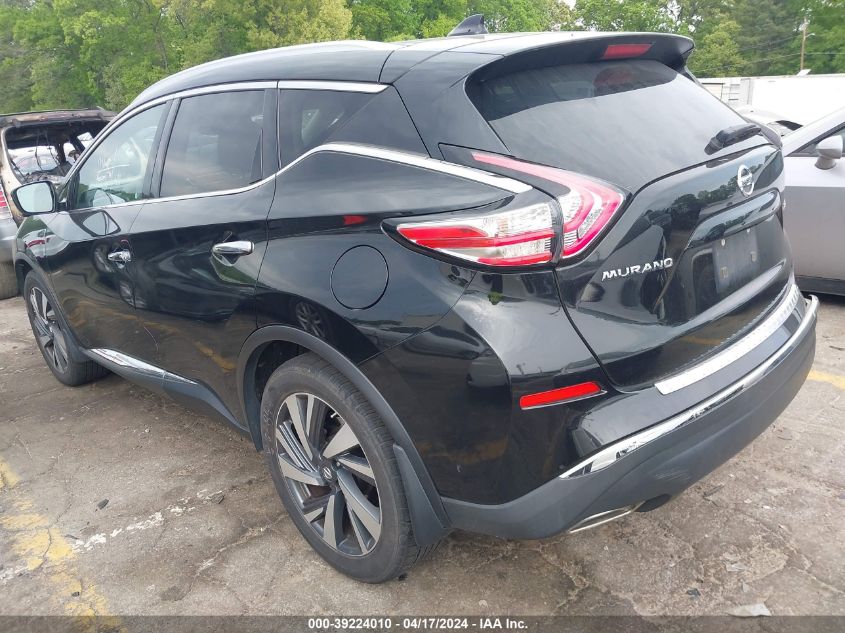 2018 NISSAN MURANO PLATINUM - 5N1AZ2MG2JN195452