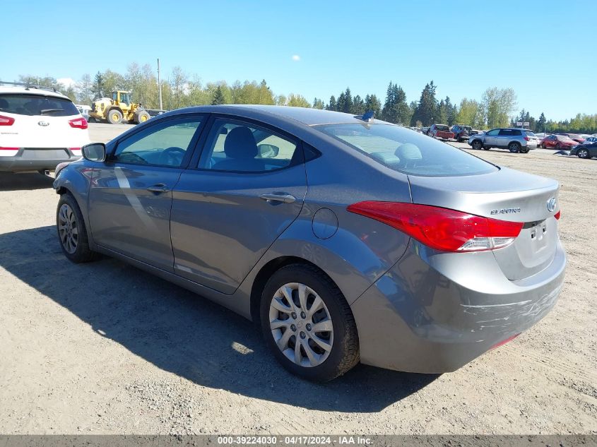 2012 Hyundai Elantra Gls VIN: 5NPDH4AE4CH092961 Lot: 39240586