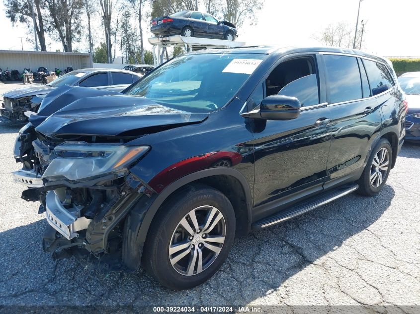 2017 Honda Pilot Ex-L VIN: 5FNYF5H52HB036641 Lot: 50334304