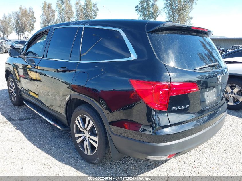 2017 Honda Pilot Ex-L VIN: 5FNYF5H52HB036641 Lot: 50334304