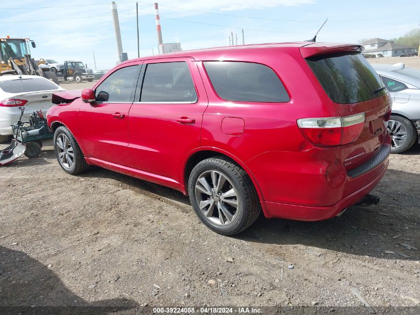 2013 Dodge Durango R/T VIN: 1C4SDJCTXDC700587 Lot: 50273064