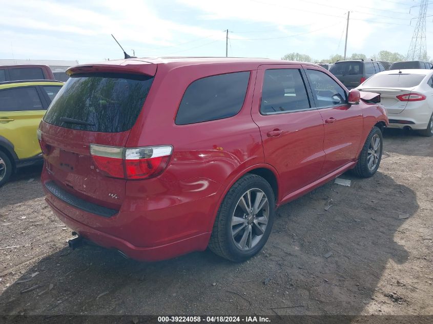 2013 Dodge Durango R/T VIN: 1C4SDJCTXDC700587 Lot: 50273064