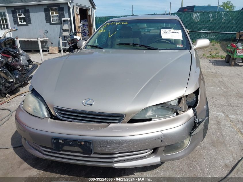 2000 Lexus Es 300 VIN: JT8BF28G6Y0255508 Lot: 39224066