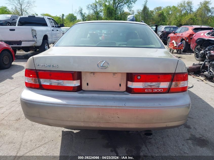 2000 Lexus Es 300 VIN: JT8BF28G6Y0255508 Lot: 39224066