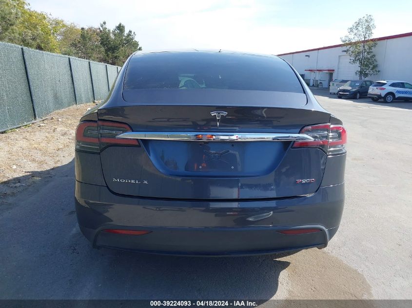 2016 Tesla Model X 75D/P100D/P90D VIN: 5YJXCBE4XGF000242 Lot: 39241695