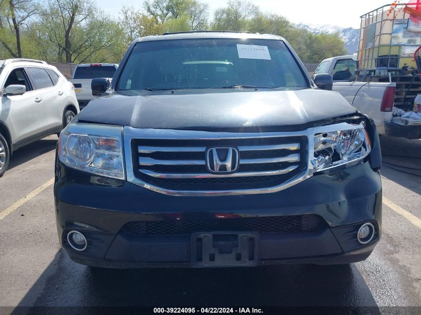 2012 Honda Pilot Ex-L VIN: 5FNYF4H57CB009549 Lot: 39224095