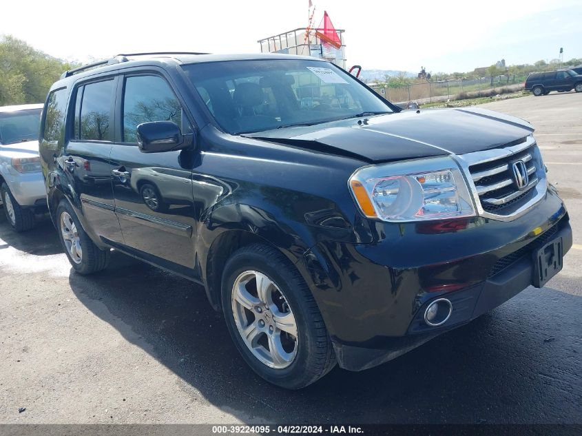 2012 Honda Pilot Ex-L VIN: 5FNYF4H57CB009549 Lot: 39224095