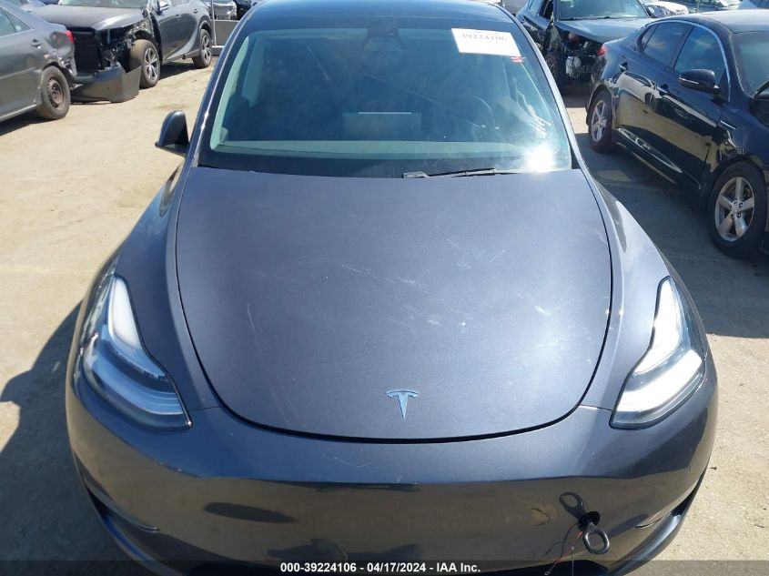 2021 Tesla Model Y Long Range Dual Motor All-Wheel Drive VIN: 5YJYGDEE5MF062270 Lot: 36841894