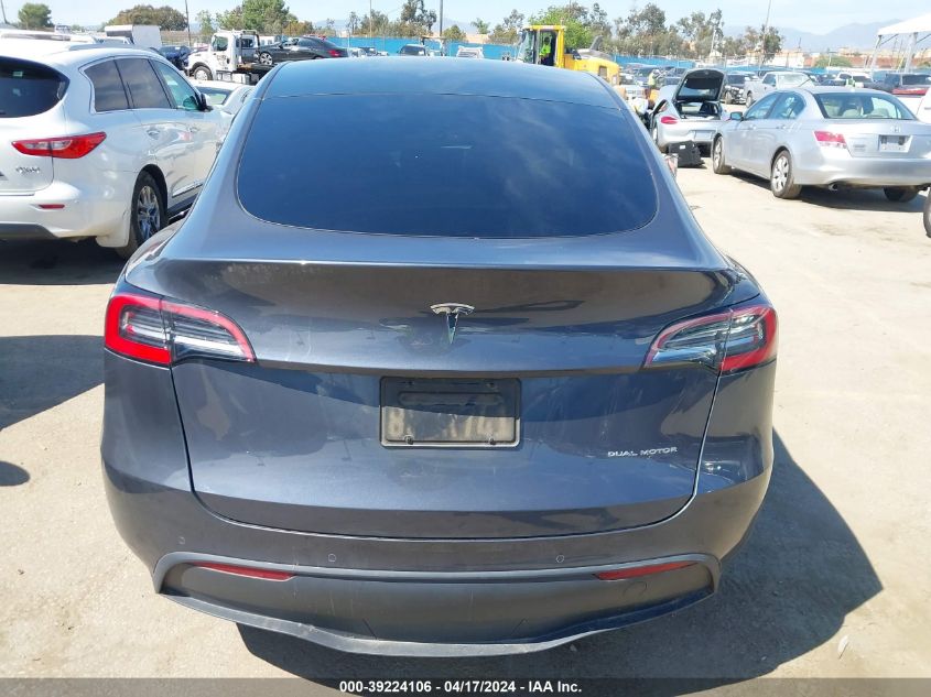 2021 Tesla Model Y Long Range Dual Motor All-Wheel Drive VIN: 5YJYGDEE5MF062270 Lot: 36841894