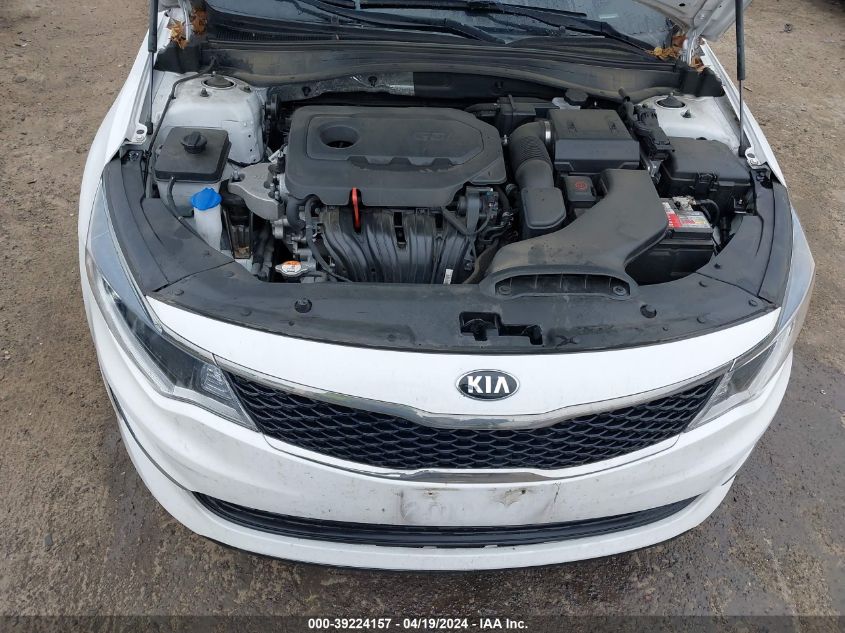 2018 Kia Optima Lx VIN: 5XXGT4L38JG274842 Lot: 39224157