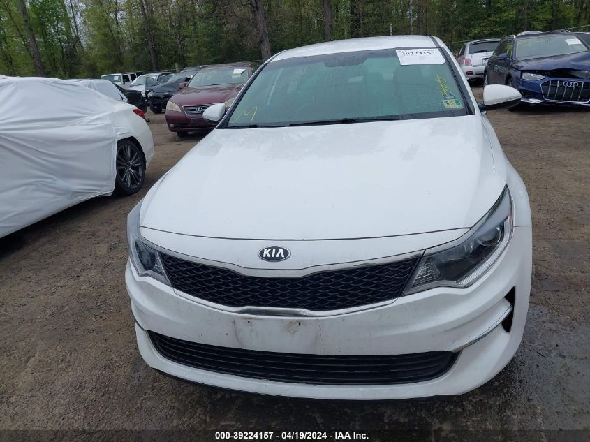 2018 Kia Optima Lx VIN: 5XXGT4L38JG274842 Lot: 39224157