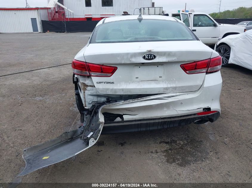 2018 Kia Optima Lx VIN: 5XXGT4L38JG274842 Lot: 39224157