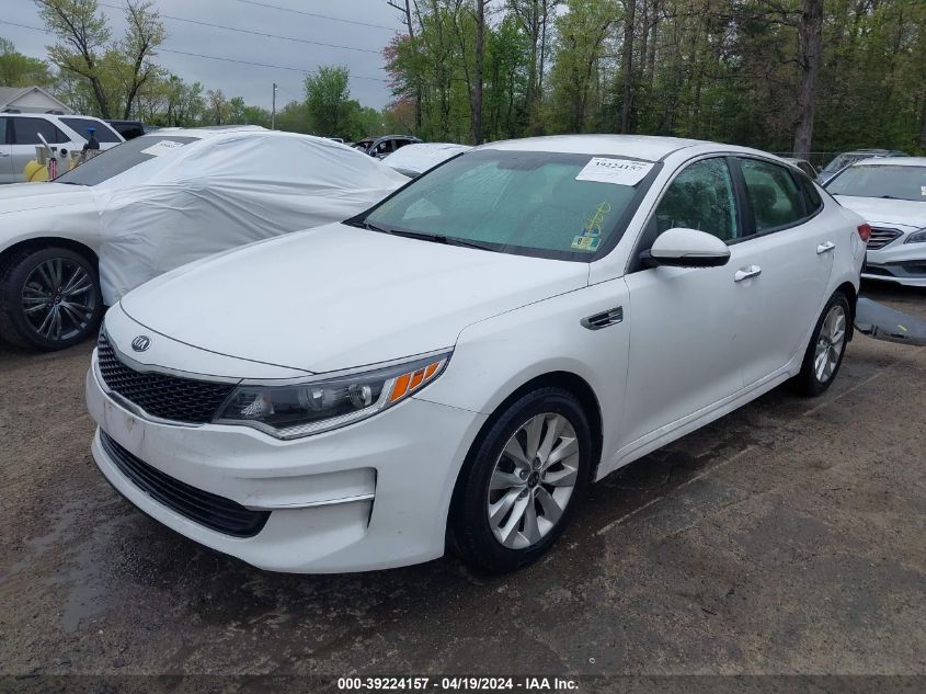 2018 Kia Optima Lx VIN: 5XXGT4L38JG274842 Lot: 39224157
