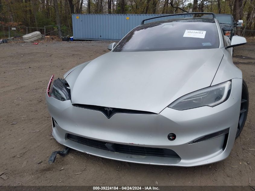 2022 Tesla Model S Dual Motor All-Wheel Drive VIN: 5YJSA1E56NF487004 Lot: 39224184