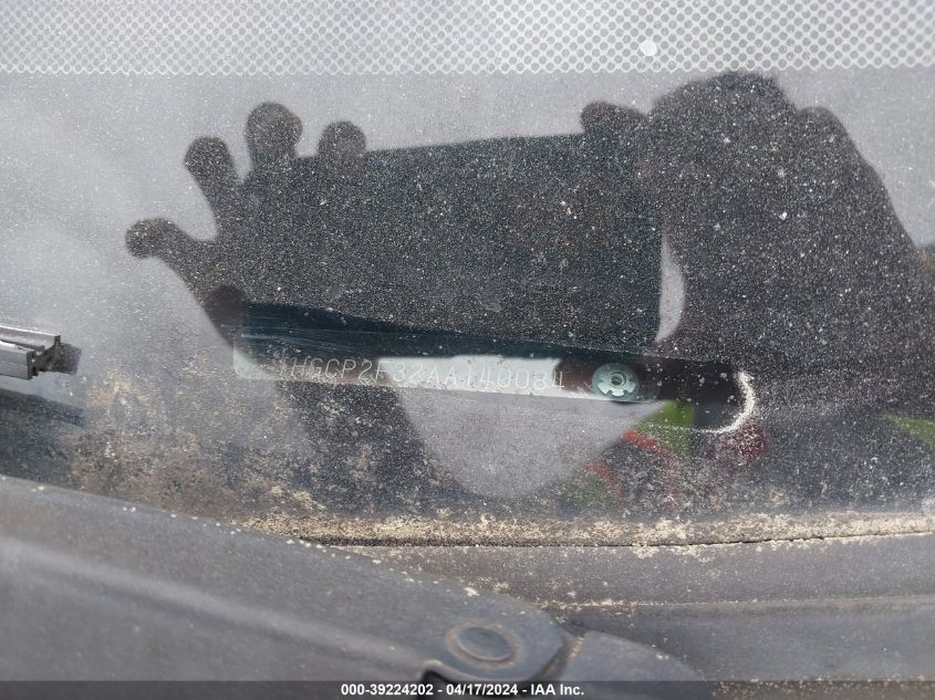 2010 Honda Accord 2.4 Lx VIN: 1HGCP2F32AA140084 Lot: 50543494