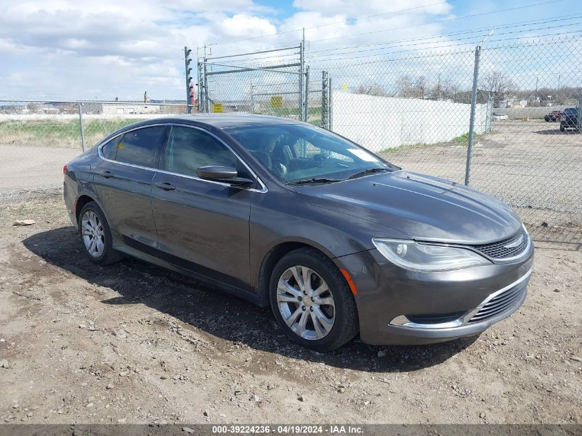 2016 Chrysler 200 Limited VIN: 1C3CCCAG7GN170133 Lot: 39224236