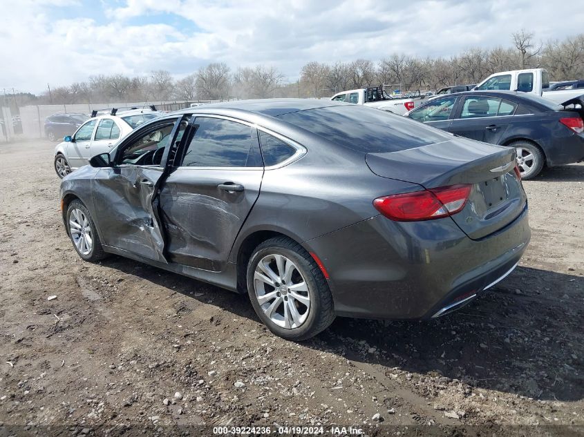 2016 Chrysler 200 Limited VIN: 1C3CCCAG7GN170133 Lot: 39224236