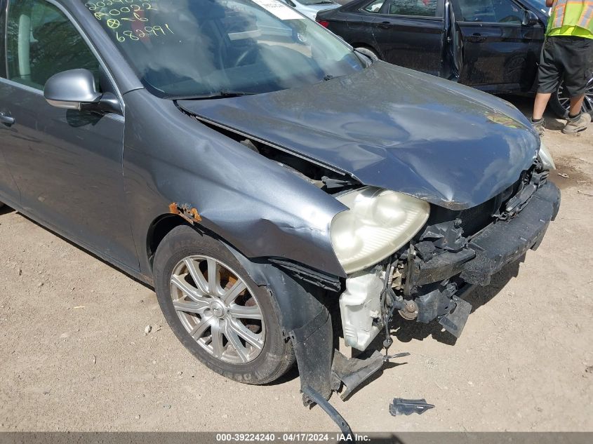 2006 Volkswagen Jetta 2.5 VIN: 3VWRF71K76M682991 Lot: 39241965