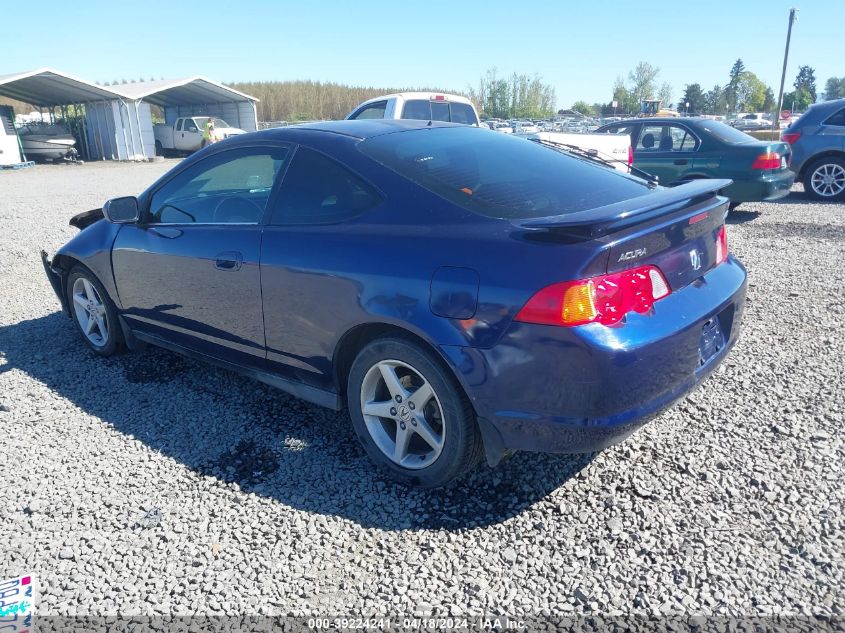 2003 Acura Rsx VIN: JH4DC548X3C005987 Lot: 50183134