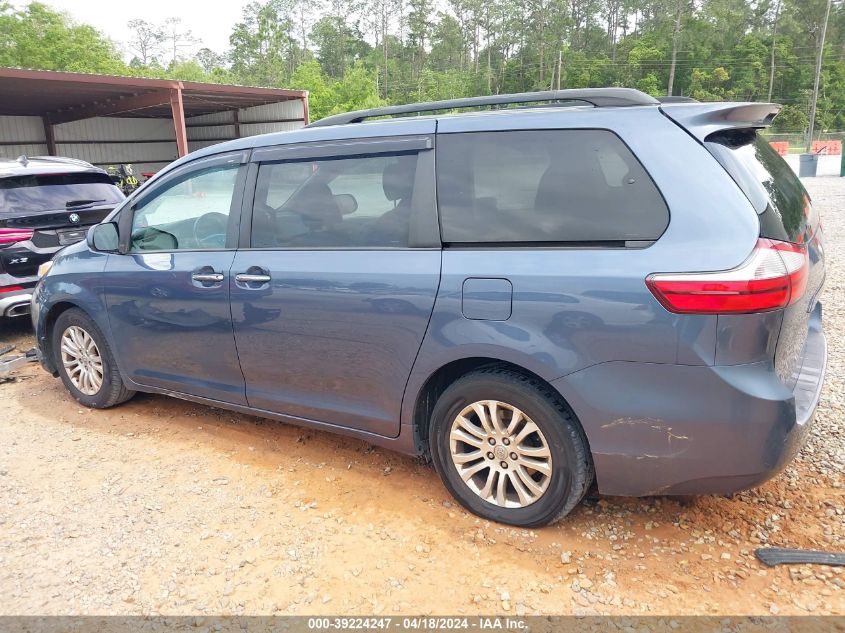 2015 Toyota Sienna Xle 8 Passenger VIN: 5TDYK3DC1FS594123 Lot: 39224247