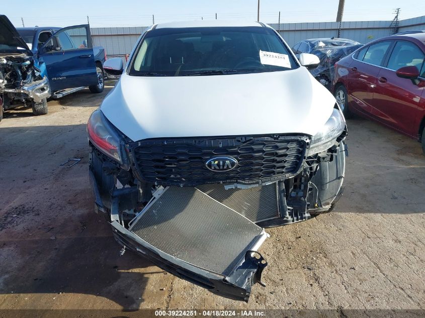 2019 Kia Sorento 2.4L Lx VIN: 5XYPG4A38KG567127 Lot: 39306024