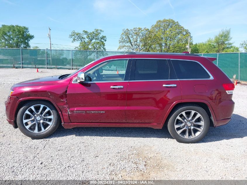 2017 Jeep Grand Cherokee Overland 4X4 VIN: 1C4RJFCG0HC808939 Lot: 39224252