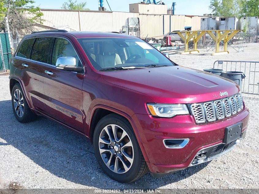 2017 Jeep Grand Cherokee Overland 4X4 VIN: 1C4RJFCG0HC808939 Lot: 39224252