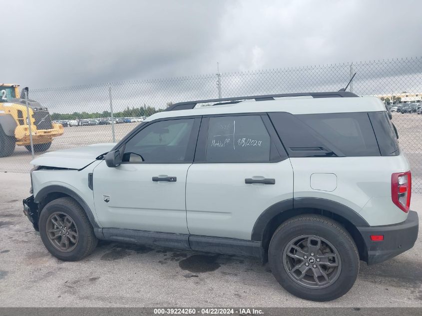 2023 Ford Bronco Sport Big Bend VIN: 3FMCR9B63PRD89165 Lot: 39224260