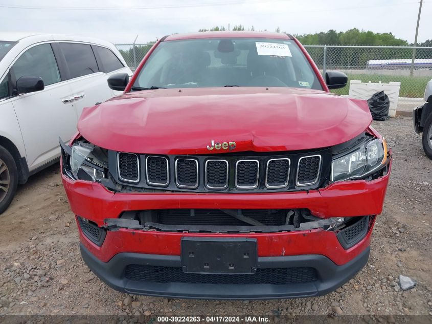 2018 Jeep Compass Sport 4X4 VIN: 3C4NJDAB8JT315420 Lot: 39241834