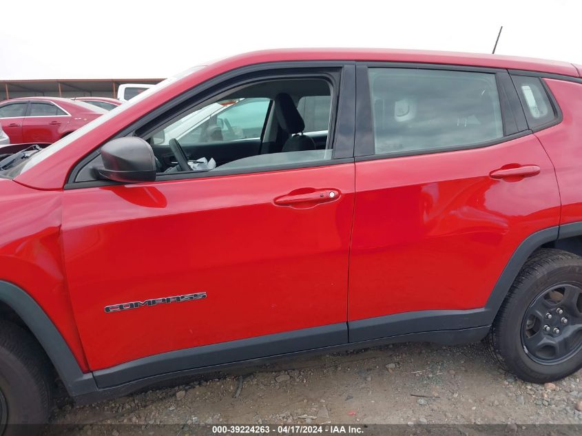 2018 Jeep Compass Sport 4X4 VIN: 3C4NJDAB8JT315420 Lot: 39241834