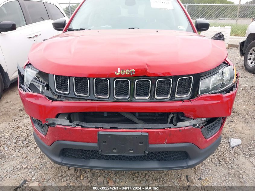 2018 Jeep Compass Sport 4X4 VIN: 3C4NJDAB8JT315420 Lot: 39241834