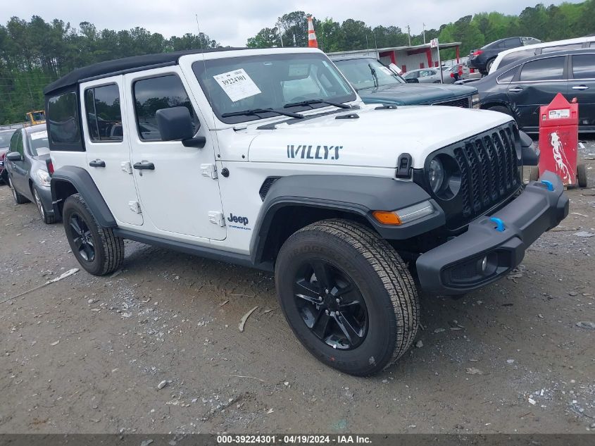 2023 Jeep Wrangler 4Xe 4X4 VIN: 1C4JJXN67PW608953 Lot: 39224301