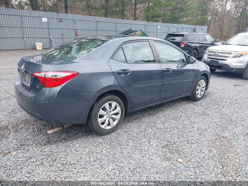 2014 Toyota Corolla Le VIN: 2T1BURHE2EC047464 Lot: 39224353