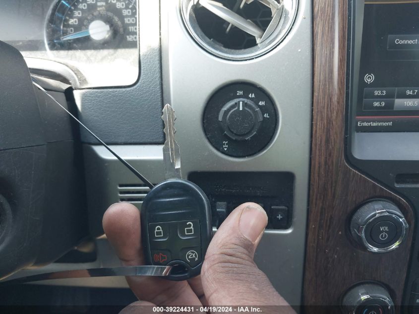 2013 Ford F-150 Lariat VIN: 1FTFW1ET7DFD64632 Lot: 39224431