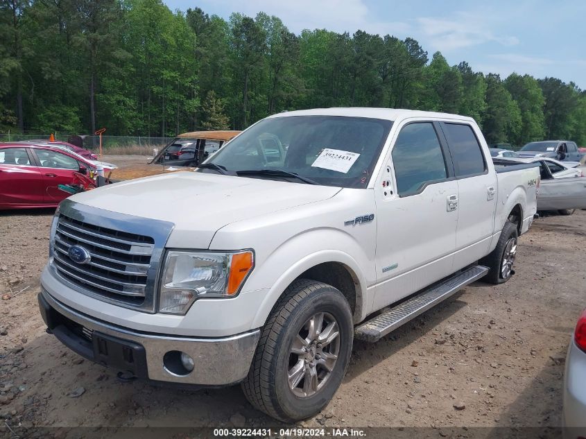 2013 Ford F-150 Lariat VIN: 1FTFW1ET7DFD64632 Lot: 39224431