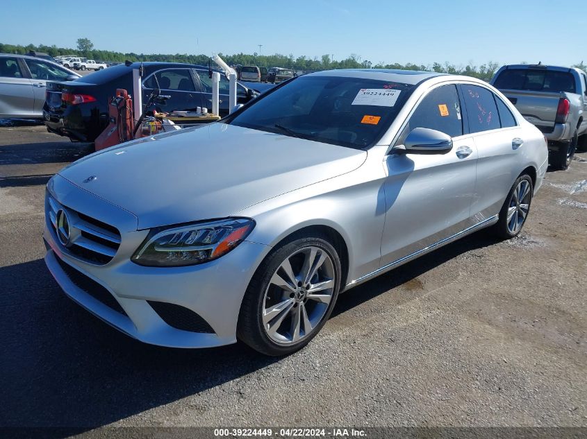 2019 Mercedes-Benz C 300 VIN: 55SWF8DB8KU289361 Lot: 39224449