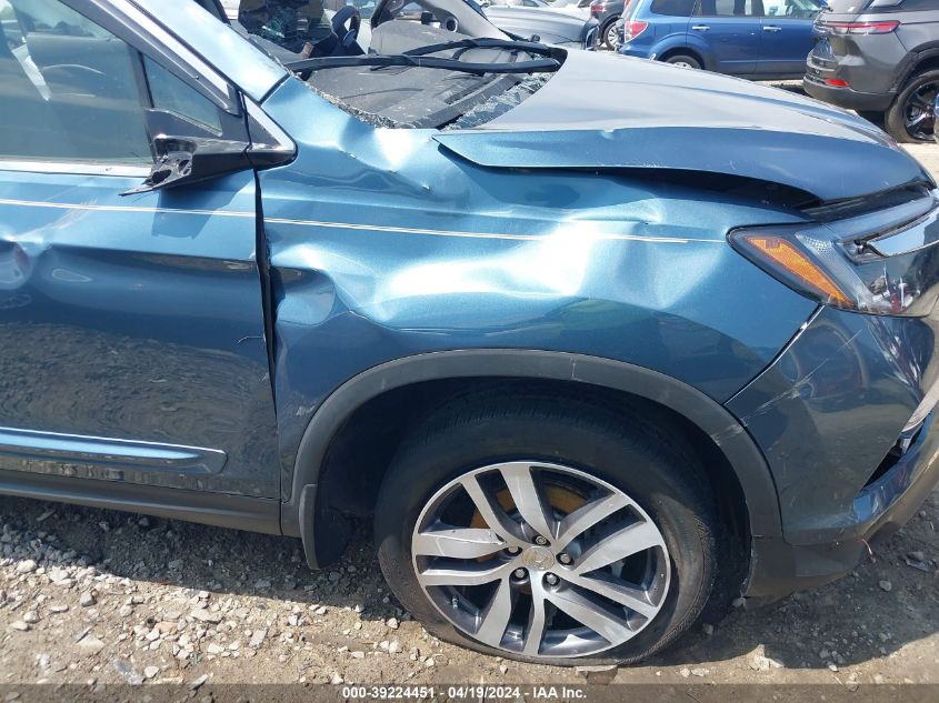 2018 Honda Pilot Touring VIN: 5FNYF6H98JB004694 Lot: 39224451