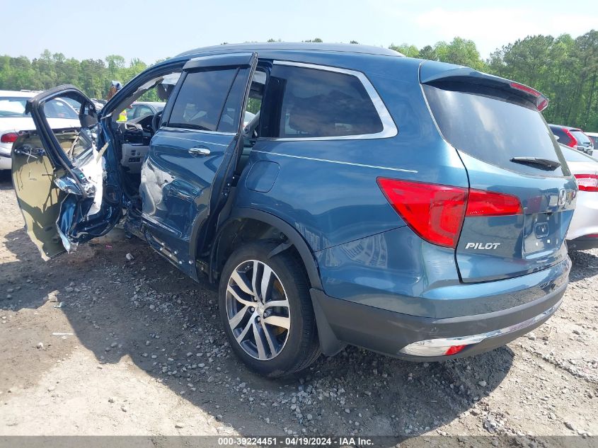 2018 Honda Pilot Touring VIN: 5FNYF6H98JB004694 Lot: 39224451