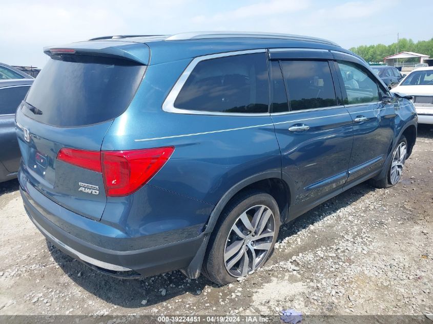 2018 Honda Pilot Touring VIN: 5FNYF6H98JB004694 Lot: 39224451