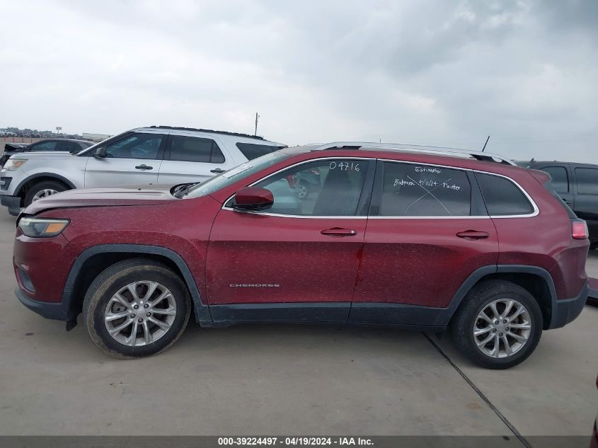 2019 Jeep Cherokee Latitude Fwd VIN: 1C4PJLCB6KD114428 Lot: 39224497