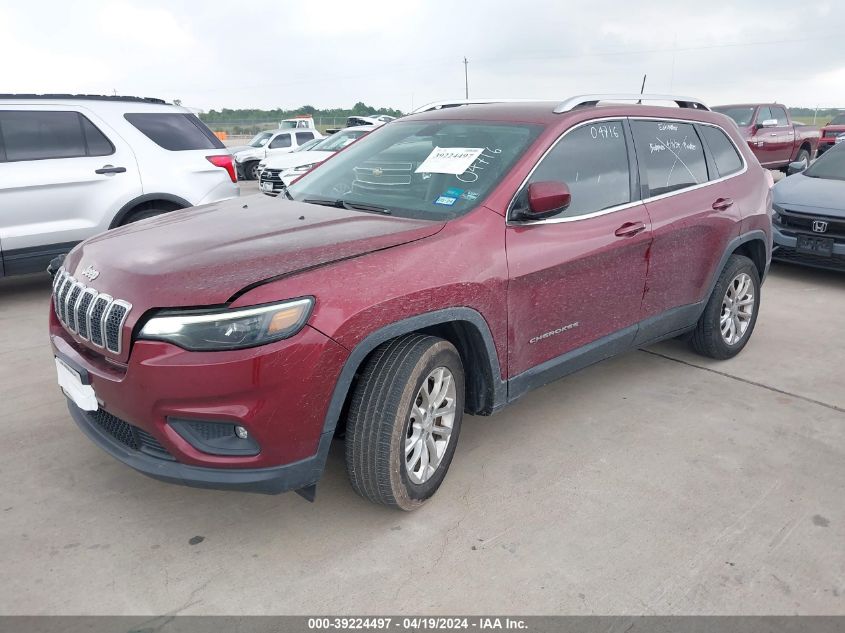 2019 Jeep Cherokee Latitude Fwd VIN: 1C4PJLCB6KD114428 Lot: 39224497