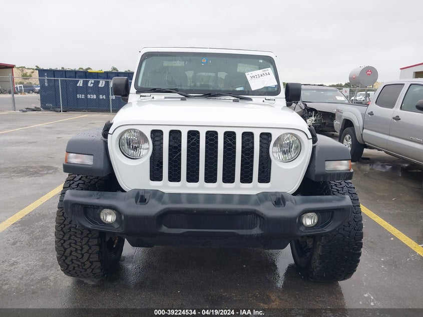 VIN 1C6HJTAGXLL116085 2020 JEEP GLADIATOR SPORT S 4X4