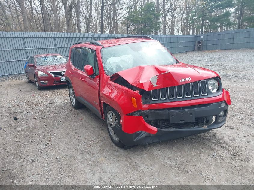 2015 Jeep Renegade Latitude VIN: ZACCJBBT0FPB59711 Lot: 39224656