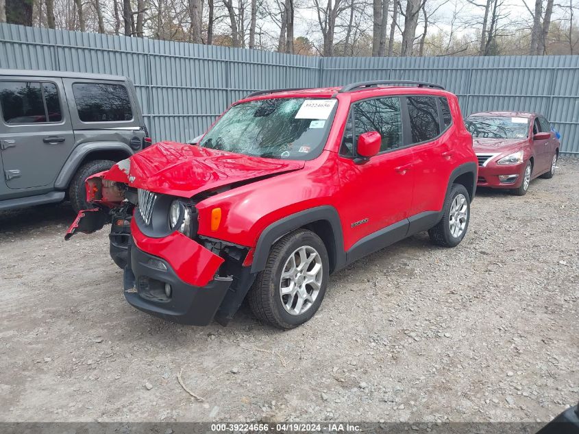 2015 Jeep Renegade Latitude VIN: ZACCJBBT0FPB59711 Lot: 39224656